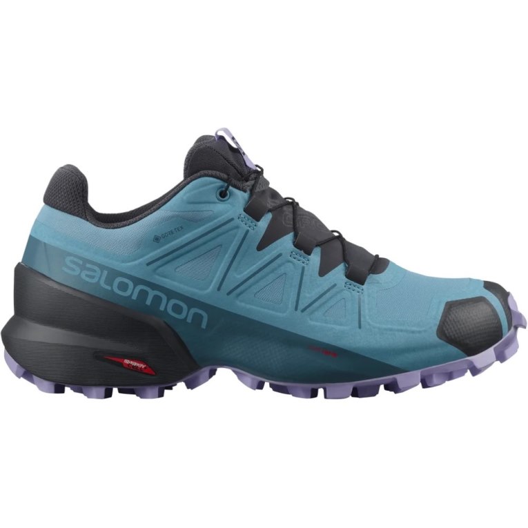 Turquoise Salomon Speedcross 5 GTX Women\'s Trail Running Shoes | IE UN0634